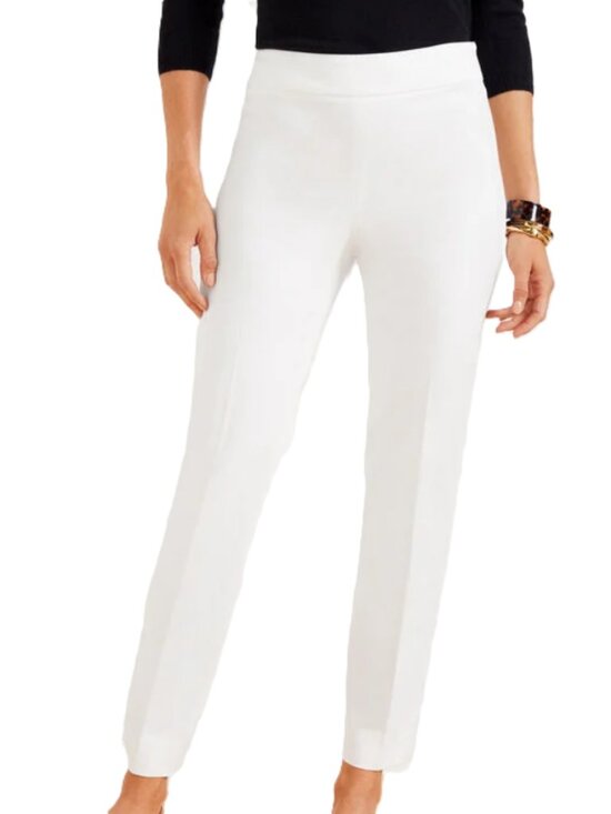 Talbots Pants - Talbots Chatham Cotton Bi-Stretch Slim Crop Pants size 8
